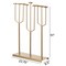 Modern Design Hanukkah Menorah Exceptional presentational piece, 9 Branch Tea Light Candle Holders